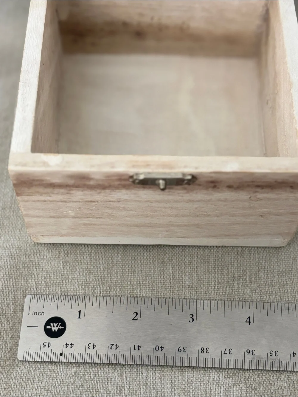 Wooden Anchor Jewelry Box Organizer - Whitewashed